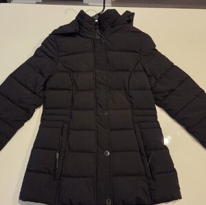 Nautica Women's Classic Black Puffer Coat